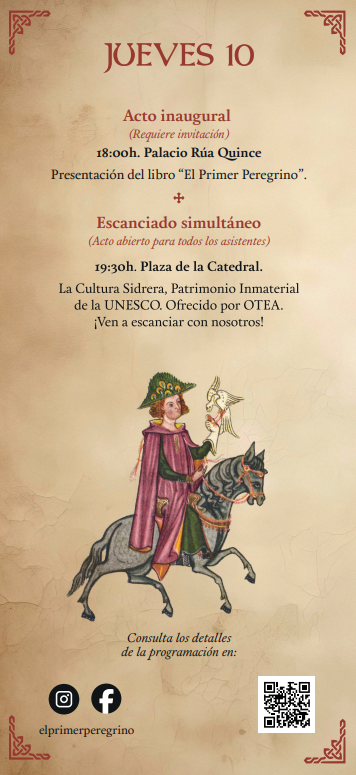 Programa de El Primer Peregrino de Oviedo