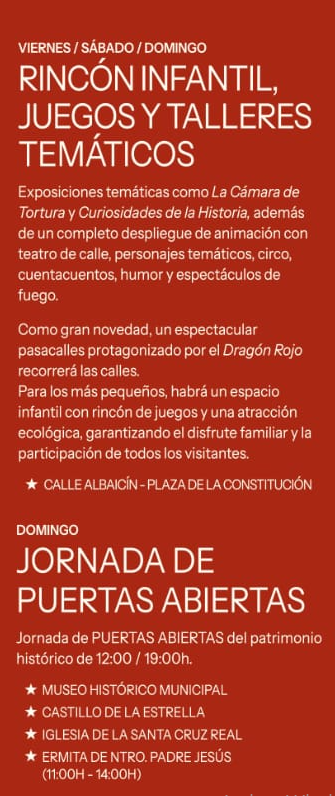 Programa de las Jornadas Escocesas Douglas Days en Teba