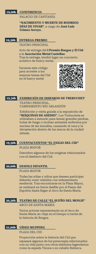 programa cuando es que dia donde horarios