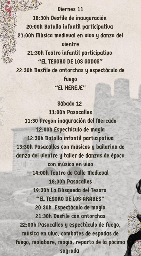 Programa del Mercado Medieval de Almoguera