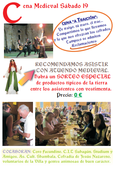 Programa de Juglares en Sahagun