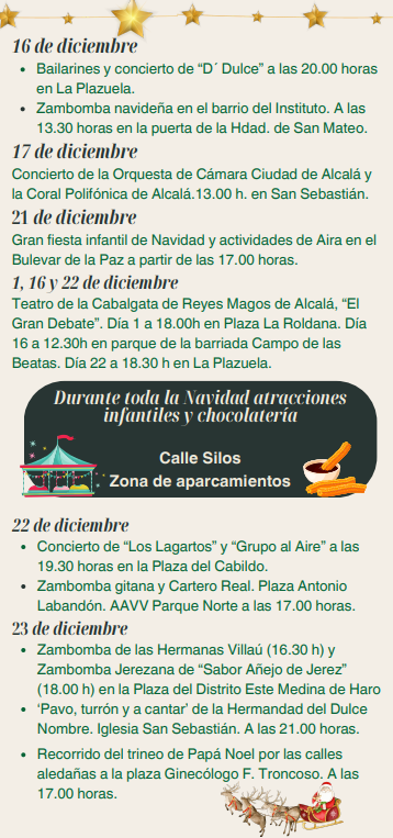 Programa de la Navidad en Alcala de Guadaira