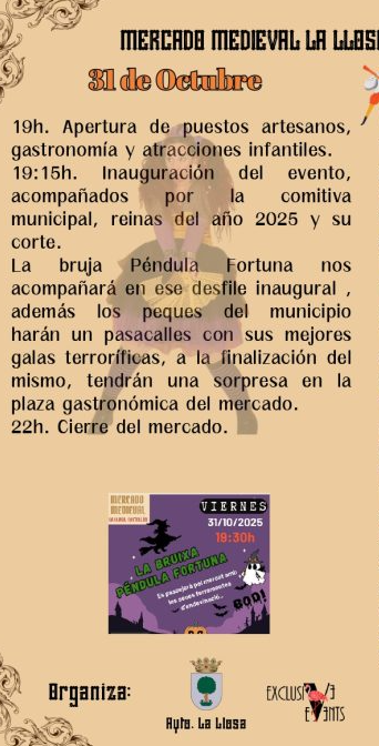 Programa del Mercado Medieval de La Llosa