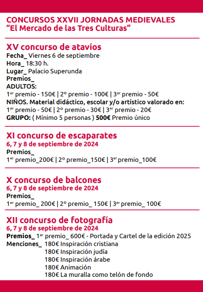 Mercados de las Tres Culturas en Avila Jornadas Medievales