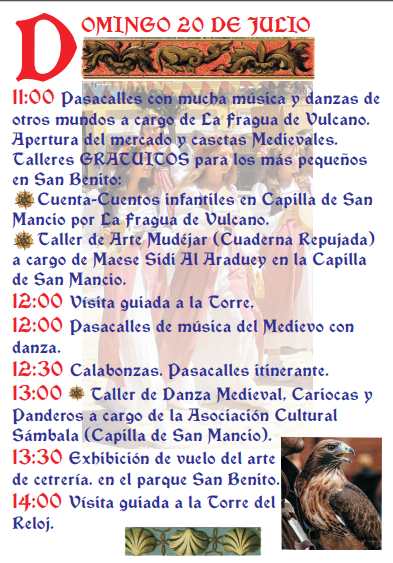 Programa de Juglares en Sahagun
