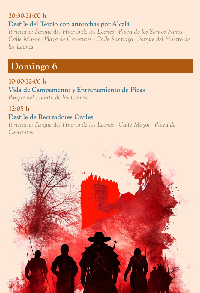 programa actividades mercado medieval alcala