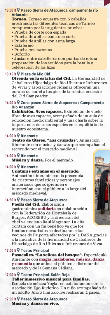 programa cuando es que dia donde horarios