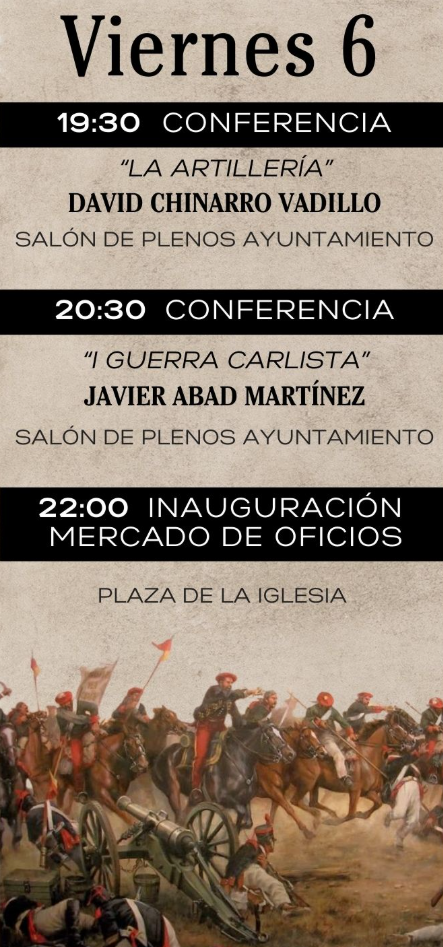 Programa de las Jornadas del Cañón en El Arenal