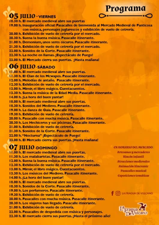 Programa del Mercado Medieval de Panticosa