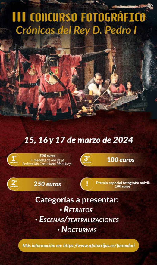 Programa de las Cronicas del Rey Don Pedro en Torrijos