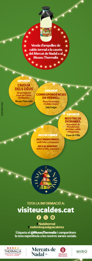 Programa del Mercat de Nadal de Caldes de Montbui