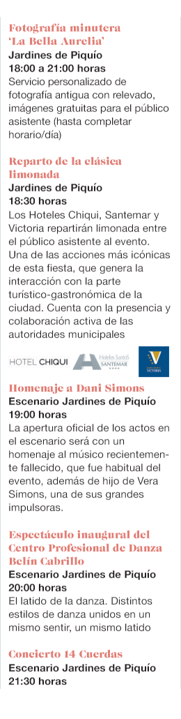 Programa de los Baños de Ola en Santander