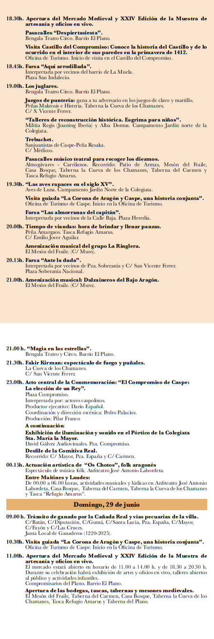 Programa del Compromiso de Caspe