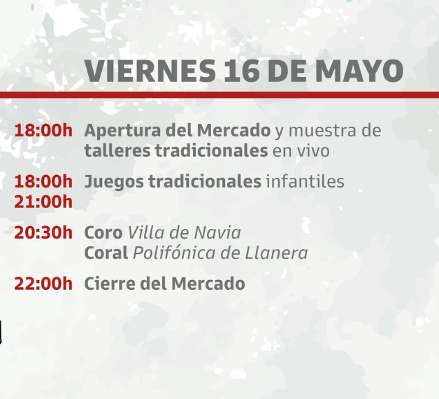 Programa del Mercado Tradicional de Lugo de Llanera