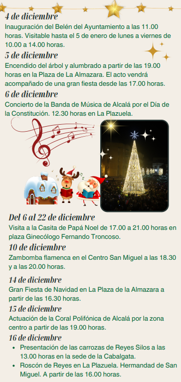 Programa de la Navidad en Alcala de Guadaira