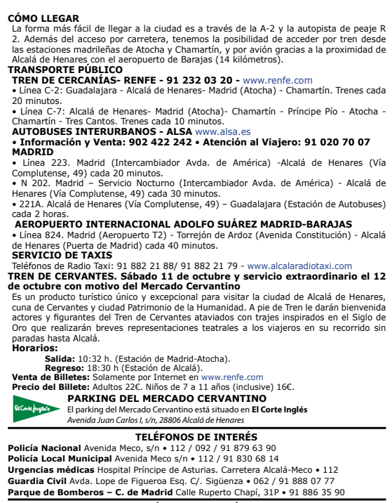 programa actividades mercado medieval alcala