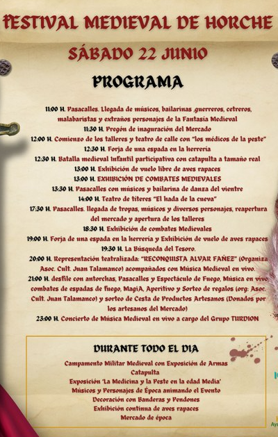 Programa del Mercado Medieval de Horche