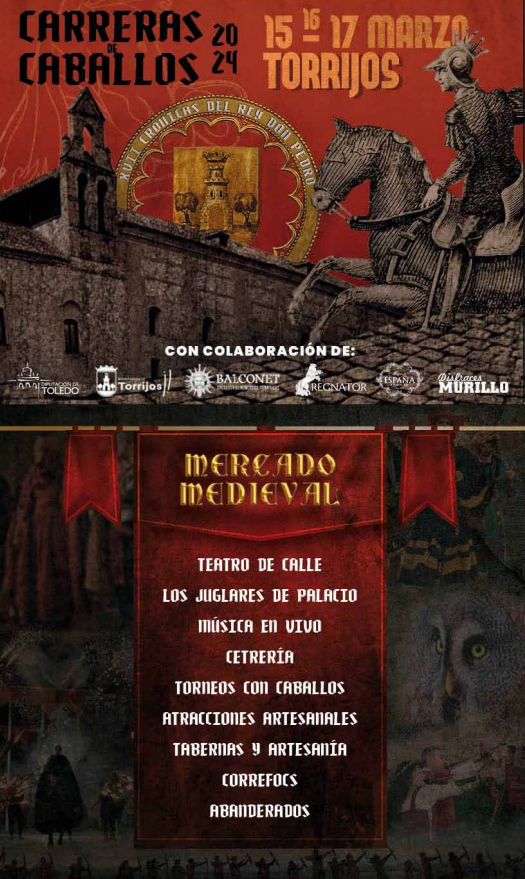 Programa de las Cronicas del Rey Don Pedro en Torrijos