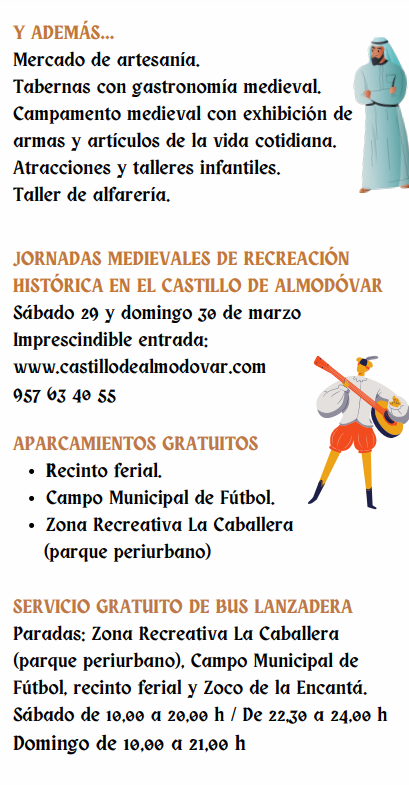 Programacion del Zoco de la Encanta en Almodovar del Rio