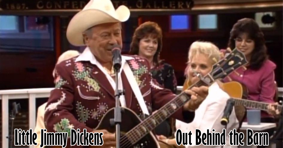 Little Jimmy Dickens - Out Behind The Barn