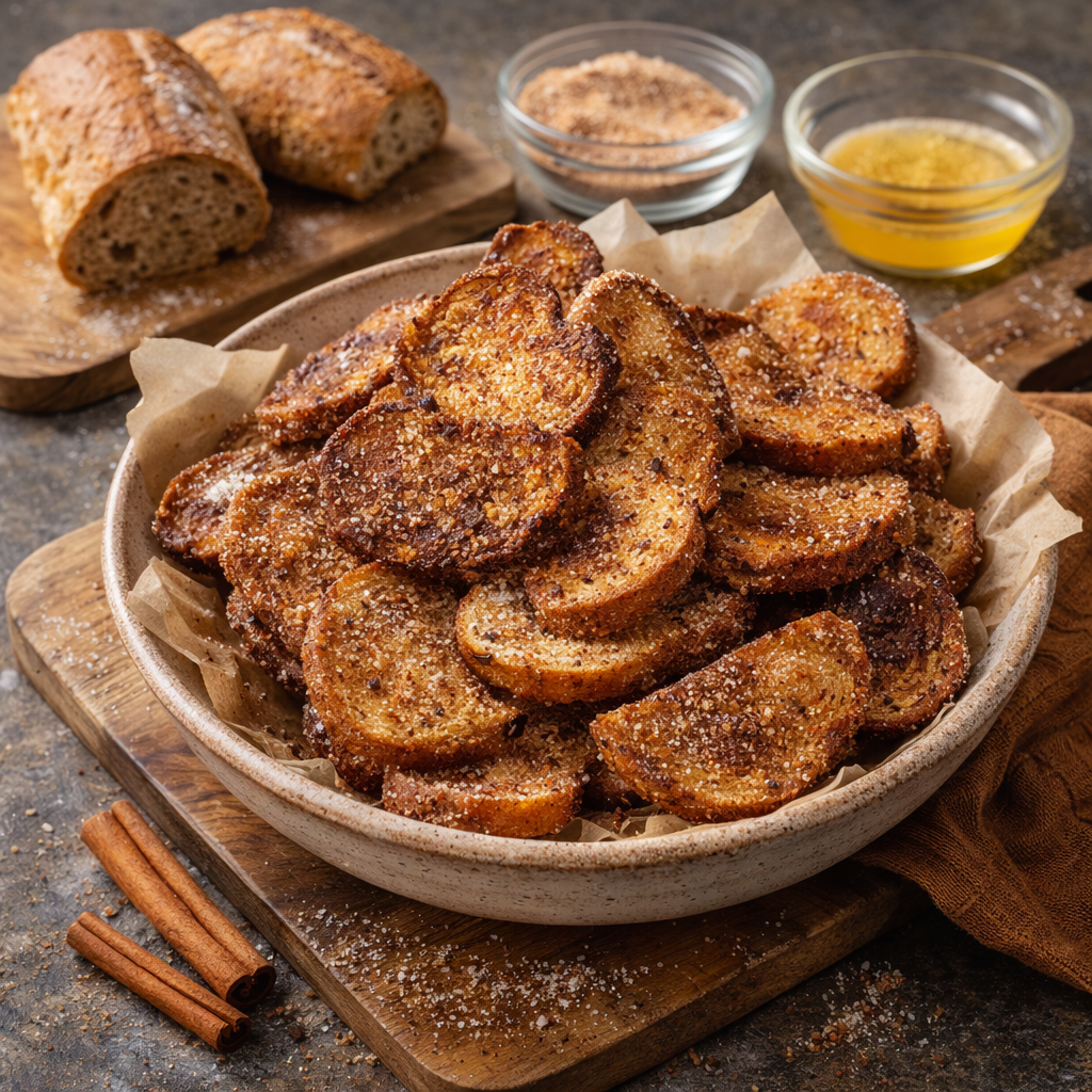 Süße Brotchips