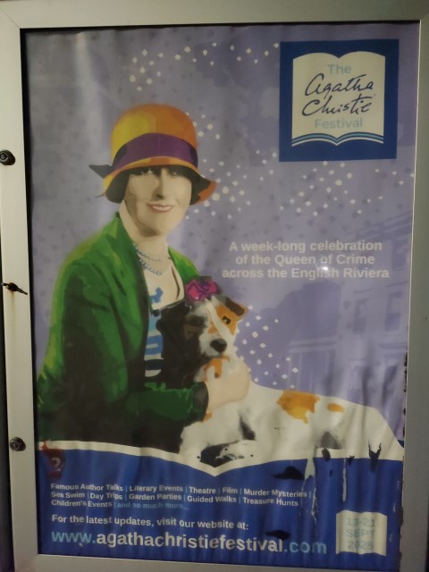 Plakat zum Agatha Christie Festival
