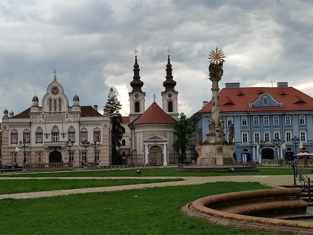 Piata Unirii im Wiener Barockstil
