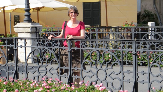 Auf der Lügenbrücke in Sibiu/Hermannstadt - Rumänien