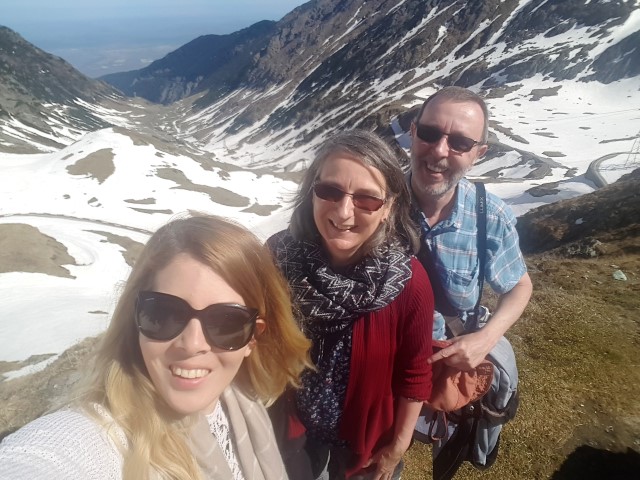 Schnell noch ein Selfie - huch, wo ist denn Gabriel abgeblieben?