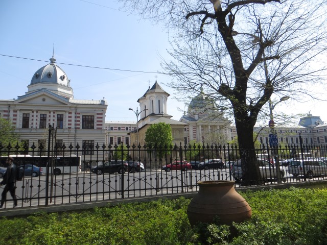 Blick auf das älteste Krankenhaus Bukarests