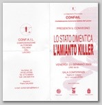 Latina - Conferenza "Lo Stato dimentica l'amianto killer"