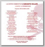 Latina - Conferenza "Lo Stato dimentica l'amianto killer"