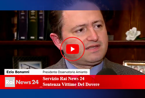 Servizio Rai News 24 - Sentenza Vittime Del Dovere