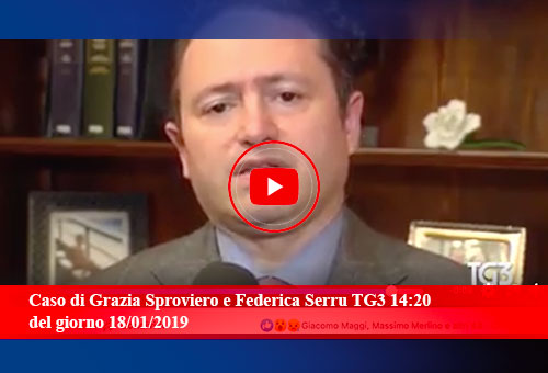 Caso di Grazia Sproviero e Federica Serru TG3 14:20  del giorno 18/01/2019