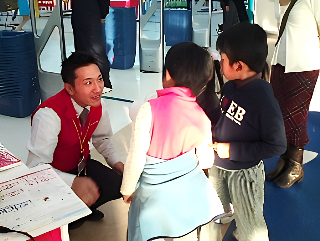 子ども達とは同じ目線で！