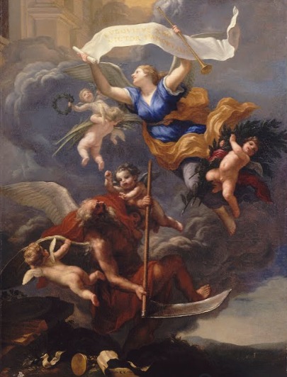 Baldassarre Franceschini, Gloria di Luigi XIV che trionfa sul Tempo, 1664