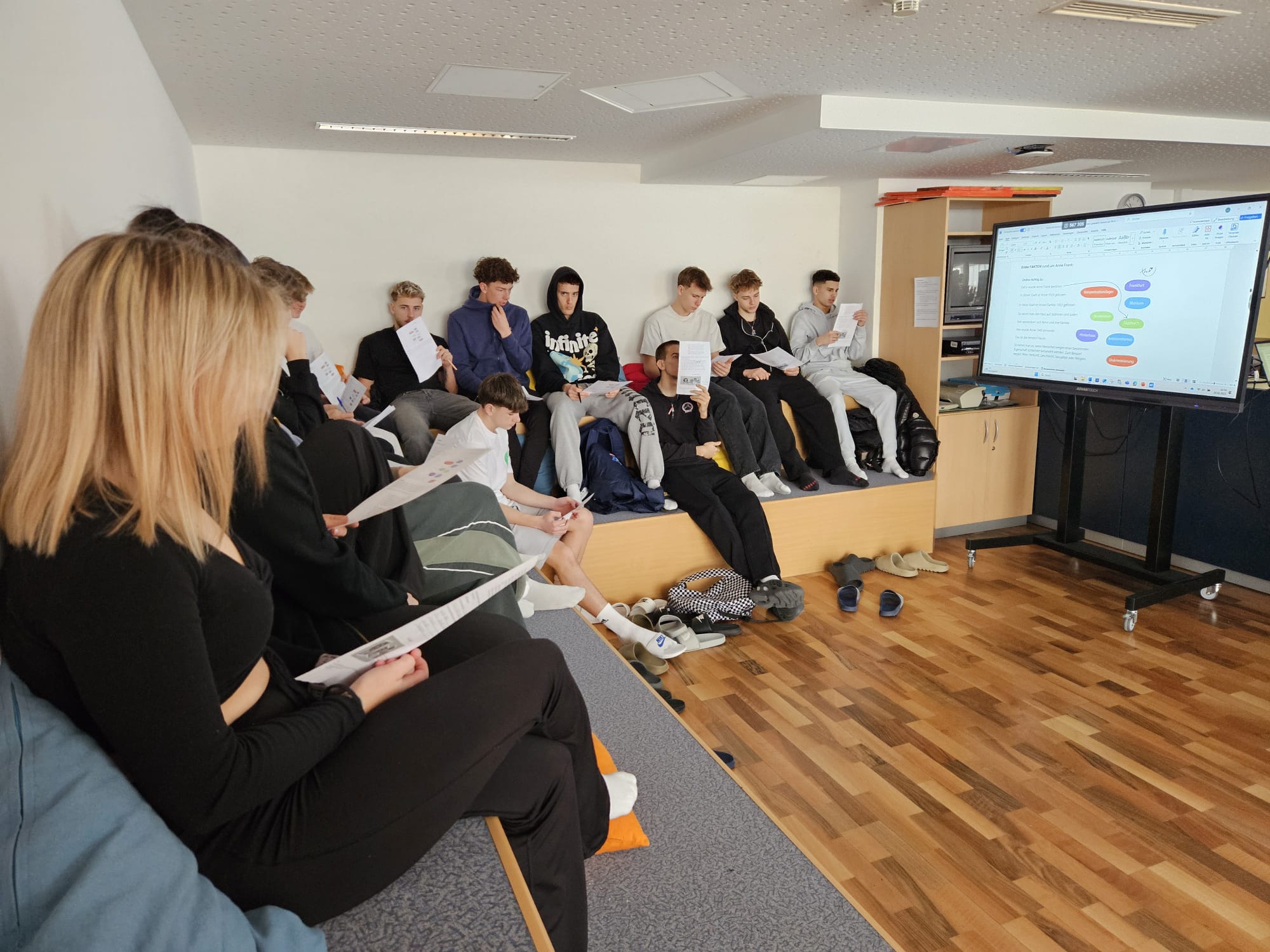 Anne-Frank-Projekt in der Schulbibliothek