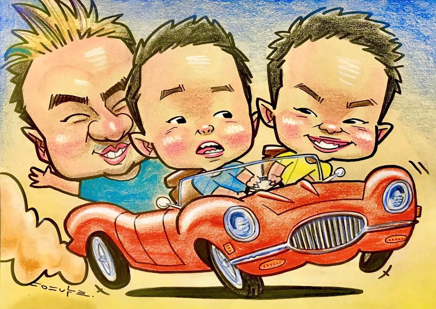 似顔絵チームタワーズ on X: 