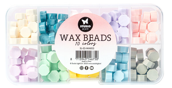 Studio Light - Zubehör - Wax Beads Pastels 10x7g  - SL-ES-WAX03