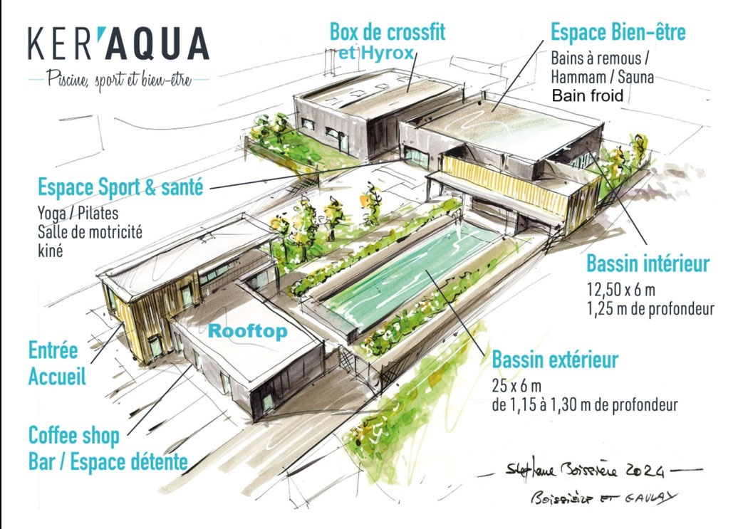 bar, piscine, hyrox et crossfit à Keraqua Chateaubourg