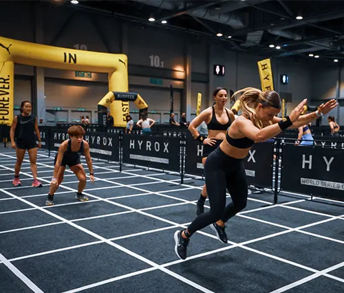 Burpees Broad Jump – entraînement intensif Hyrox à Keraqua