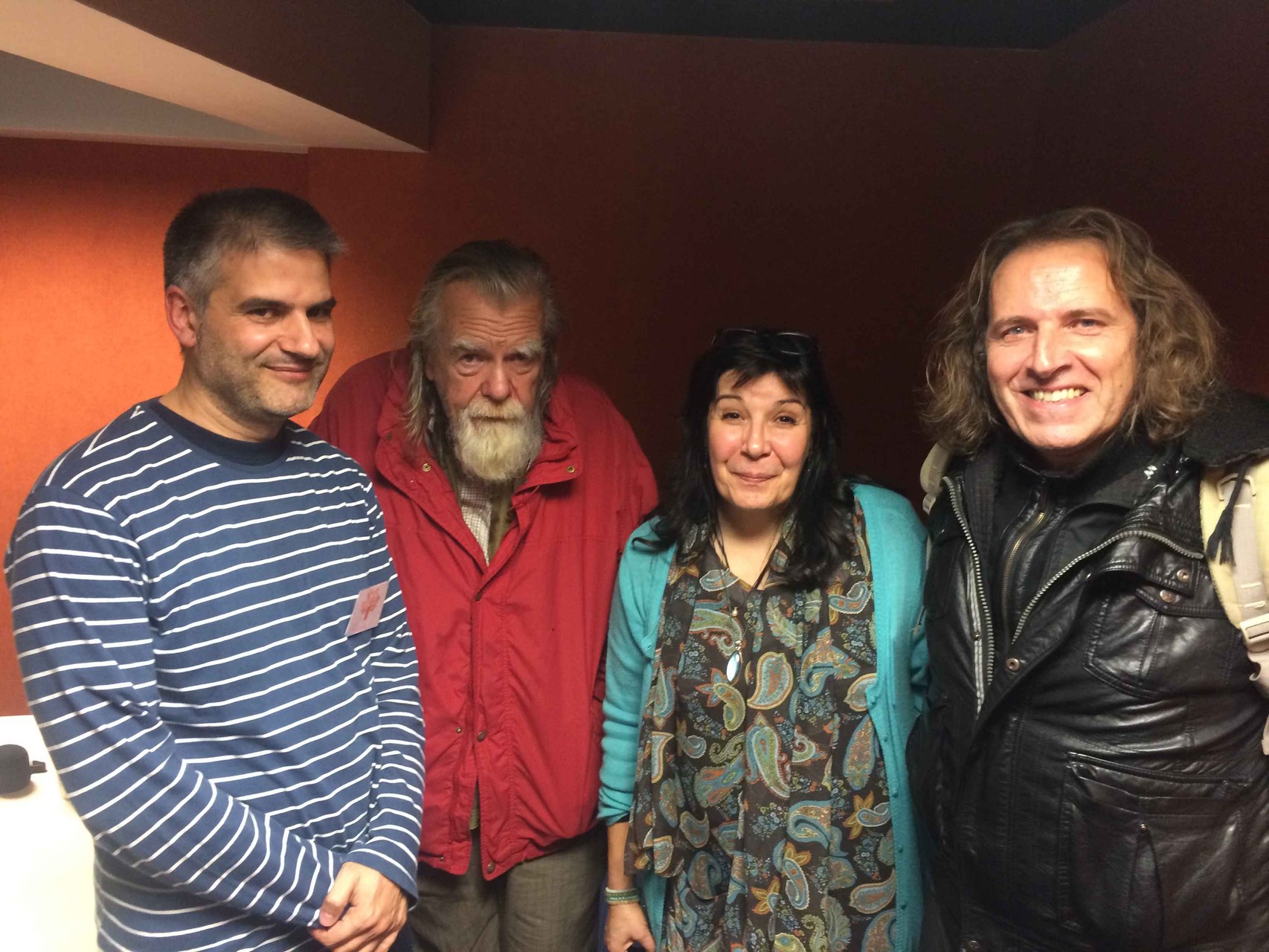 Jorge avec Michael Lonsdale, Pakoune et Michel Garnier