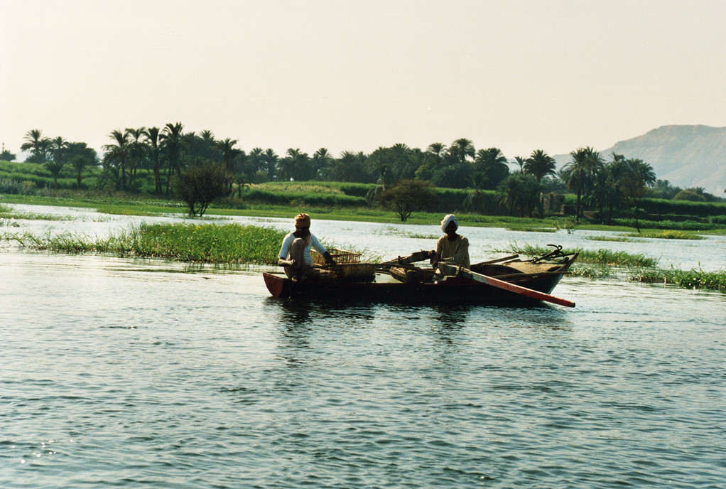 Le Nil, Isna, Egypte 1996