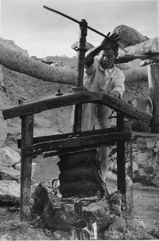 Presse pour huile d'olive, Oasis de Siwa, Egypte 1996