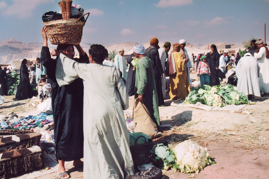 Le Marché, Vallée des Rois, Egypte 1996