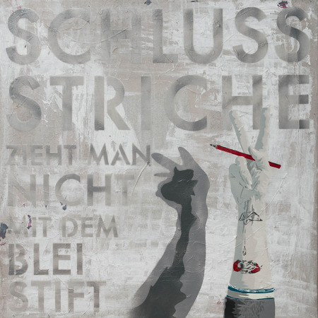 Schlussstriche zieht man nicht mit dem Bleistift