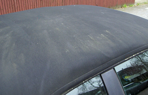 vuil cabriodak softtop | A1 Car Cleaning