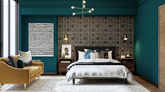 Slaapkamer trends 2022: geschikte interieur kleuren