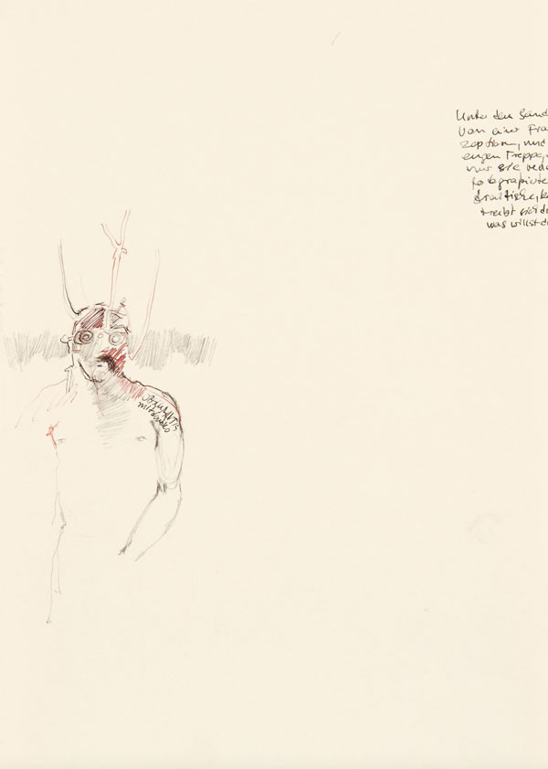 11  |  Ohne Titel  |  2011  |  Graphit, Tusche auf Papier  |  29,7 x 21 cm 