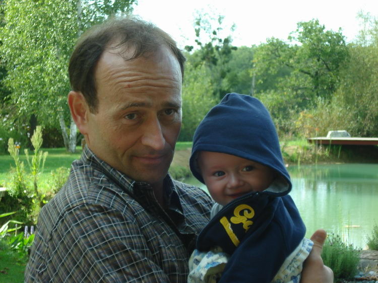 Marcel ist zu Besuch mit seiner Familie